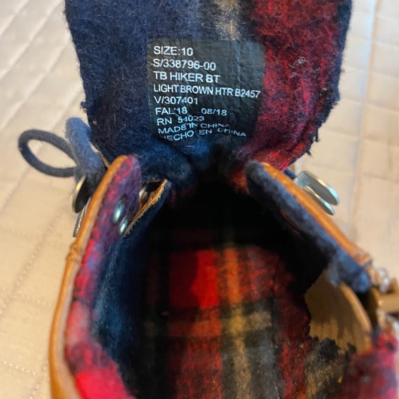 GAP LEATHER HIKER BOOT w SIDE-ZIPPER - Picture 2 of 5